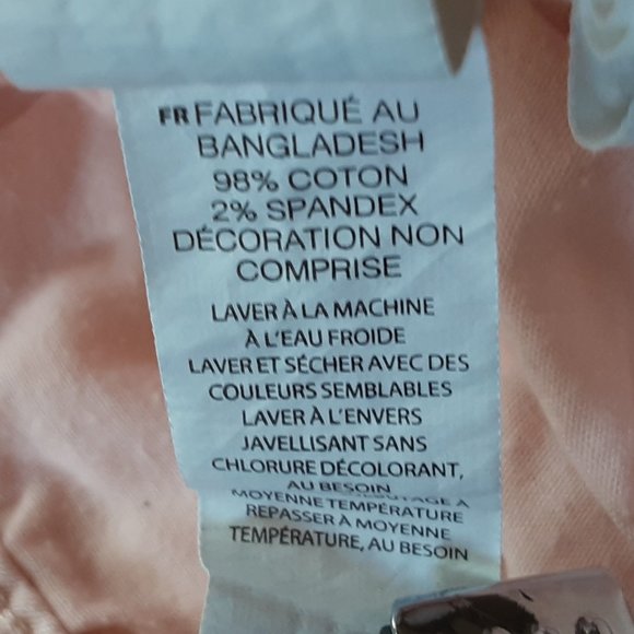 🌞 Joe Fresh Blush Pink Cotton Cropped Pants | 12 - Picture 12 of 12